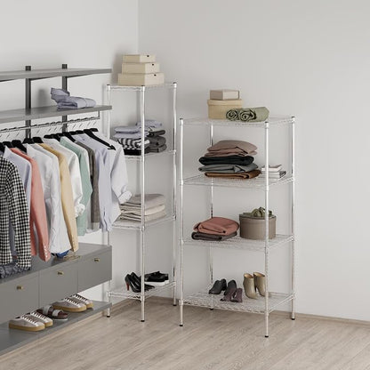 24" Deep x 30" Wide x 64" Height Wire Shelving Kit | 4-Tier | NSF Commercial - Image 7