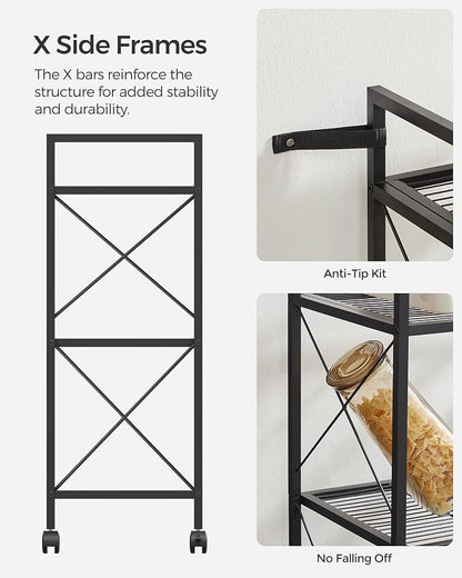 SONGMICS 3-Tier Metal Storage Rack - Image 5