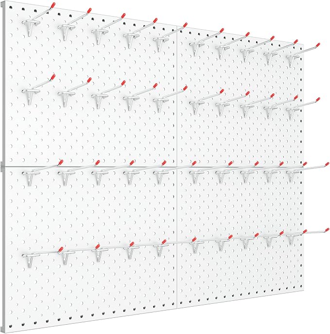 TORACK Metal Pegboard Panels and Hooks by TORACK