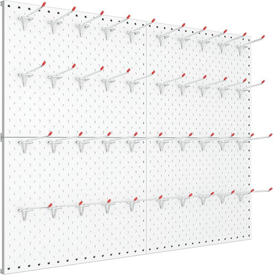 TORACK Metal Pegboard Panels and Hooks by TORACK