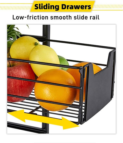 5-Tier Kitchen Carts on Wheels - Image 8