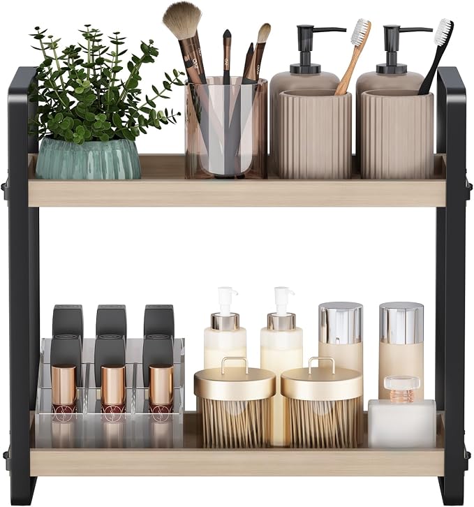 Bathroom Counter Organizer, Bathroom Countertop Organizer, Counter Shelf by Unknown