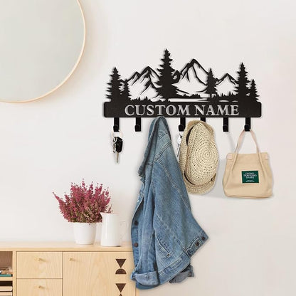 Personalized Custom Mountain Theme Key Holder - Image 4