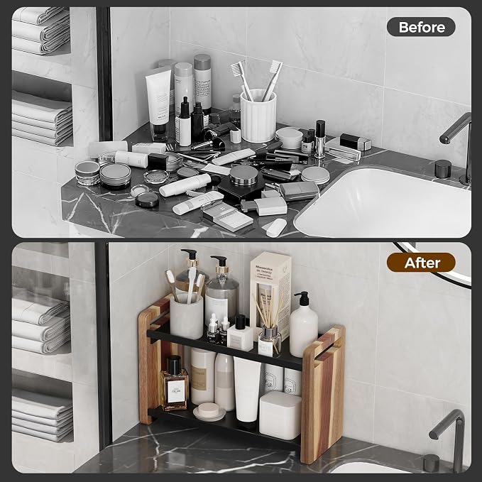 Bathroom Counter Organizer, Bathroom Counter Shelf, Bathrooms Organizers - Image 3
