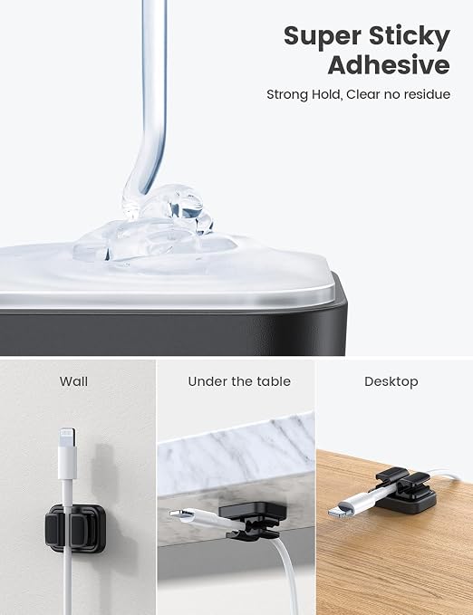 3-in-1 Cord Spring Clip Holder - Image 6