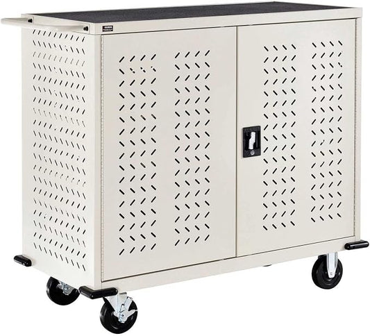 Global Industrial Mobile Storage & Charging Cart, 24 Laptop & Chromebook Device by GlobalIndustrial