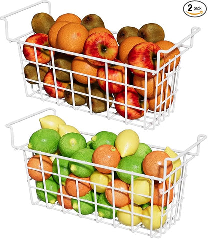 17.5 inch 2Packs Chest Freezer Organizer Bins, Deep Freezer Basket by DPZM