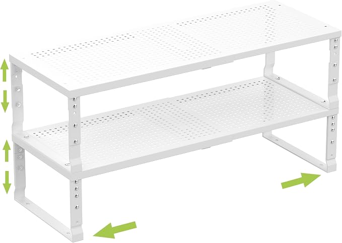 Expandable Cabinet Shelf Organizer Storage Spice Rack Shelves by JOJOCROSSHIGHQUALITYLIFE
