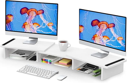 Zimilar Dual Monitor Stand Riser, Monitor Stand by Zimilar