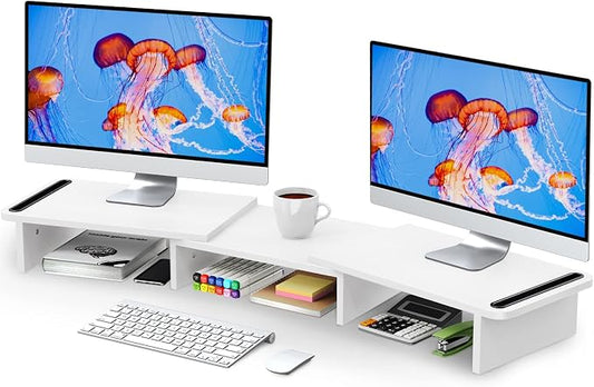 Zimilar Dual Monitor Stand Riser, Monitor Stand by Zimilar
