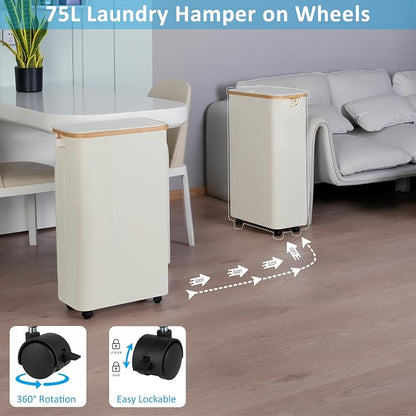 efluky Slim Laundry Hamper - Image 2