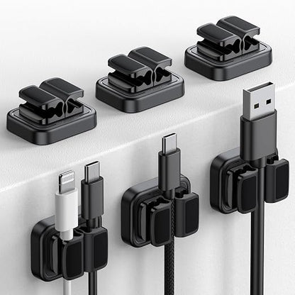 3-in-1 Cord Spring Clip Holder by Lamicall
