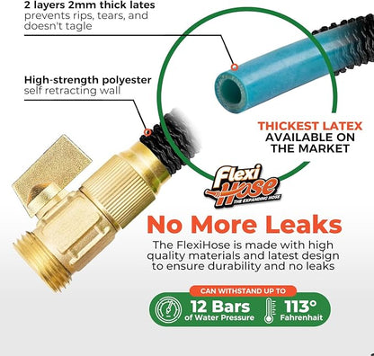 Flexi Hose Lightweight Expandable Garden Hose, 100FT -Retractable Garden Hose - Image 3