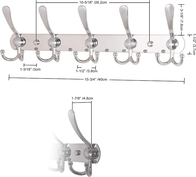 Dseap Wall Mounted Coat Rack - Image 5