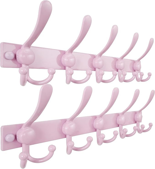 Dseap Coat Rack Wall Mount 2.0 Pro: Heavy Duty 300% Thicker, Stainless Steel by Dseap