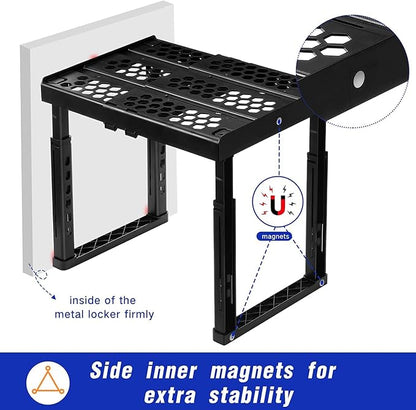 Locker Organizer Shelf， Adjustable Width and Height, Ideal Locker Shelf - Image 6