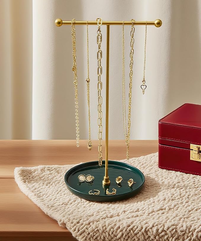 VROOMIUM Necklace Holder Stand - 6in Ceramic Base X 1ft Height - Image 6