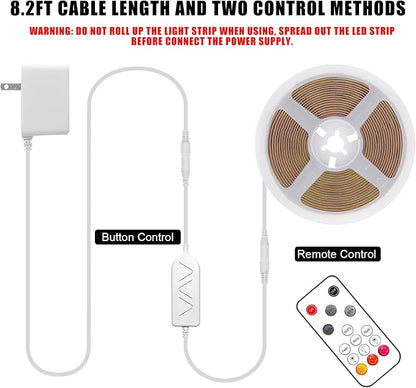 Orange Color COB Led Strip Lights - Image 7