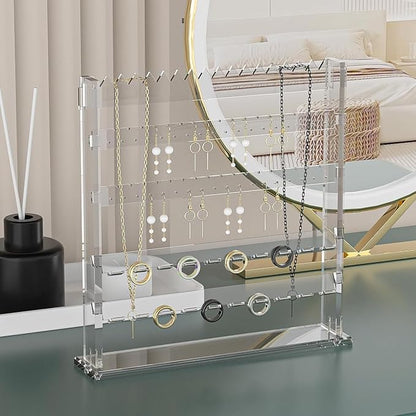 Coward Acrylic Jewelry Holder Stand, Tabletop Necklace Earring Ring Jewelry by FocusOnJewelryDisplay15yrs