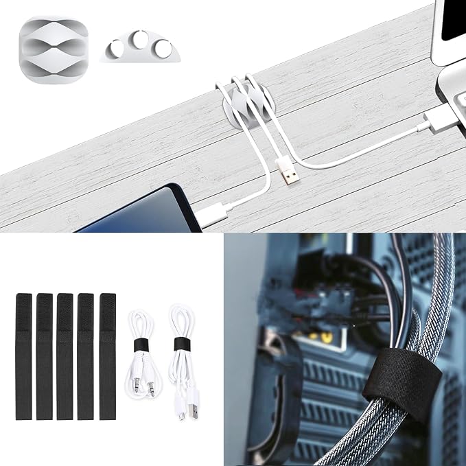 Updated White Cable Raceway Kit, 155（10x15.5） inch Open Slot Wire Covers - Image 4