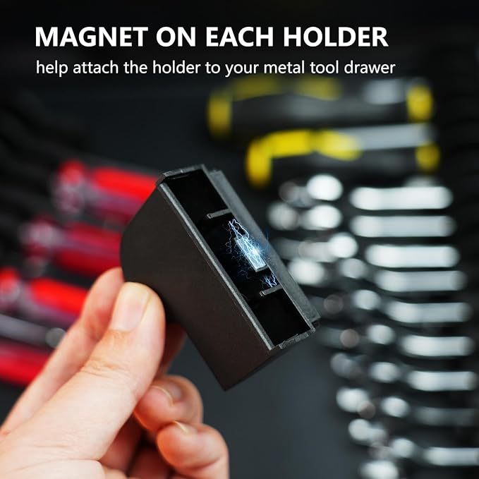 80 pcs MAGNETIC Modular Wrench Organizers - Image 6