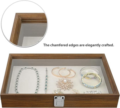 MOOCA Jewelry Display Case, Display Case Accessories Storage Box - Image 4
