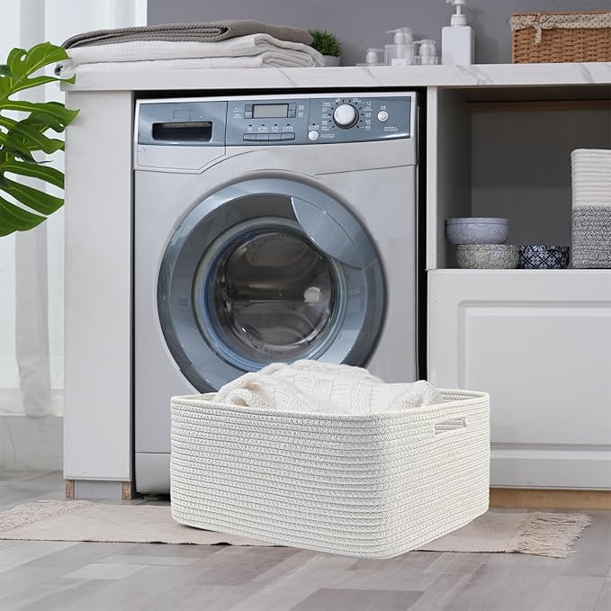 COMFY-HOMI 2 pcs Large Storage Baskets - Image 4