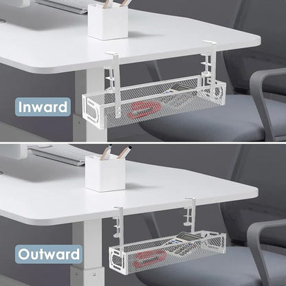 Under Desk Cable Management Tray, Cable Management Under Desk No Drill - Image 7
