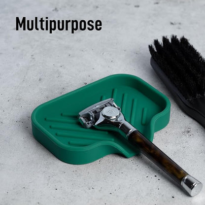 Zulay Kitchen Small Silicone Sponge Holder – Space-Saving Sink Organizer Tray - Image 5