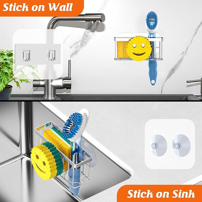 Sponge Holder Smiley Face, Sink Caddy - Image 7