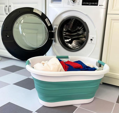 SAMMART 40L Collapsible Plastic Laundry Basket - Image 3
