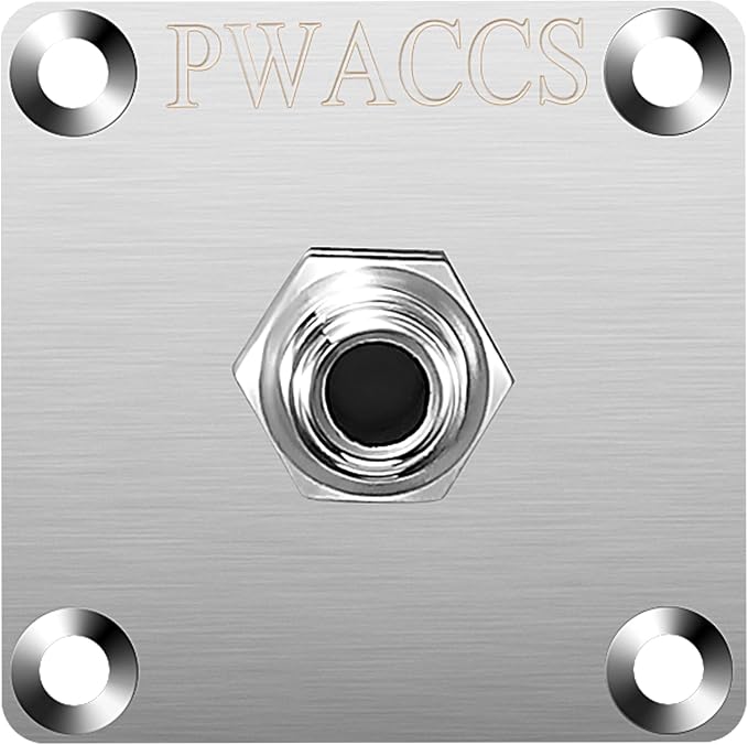 PWACCS Pressure Washer Gun Holder, Stainless Steel 1/4" Quick Connect Wall - Image 3