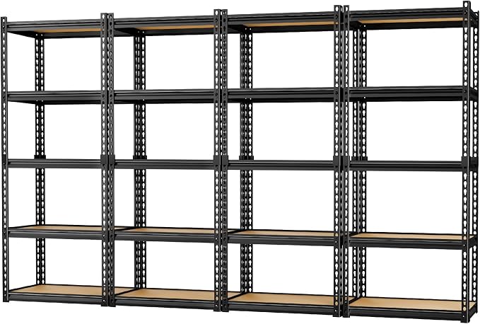 LEVELEVE 5-Tier Heavy Duty Storage Shelving Unit, 2020 lbs Capacity, Adjustable by Enjoyyourlife