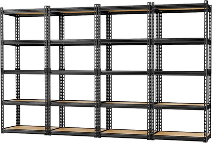 LEVELEVE 5-Tier Heavy Duty Storage Shelving Unit, 2020 lbs Capacity, Adjustable by Enjoyyourlife