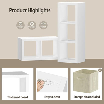 furtble 3 Cube Storage Organizer Shelf - Image 5