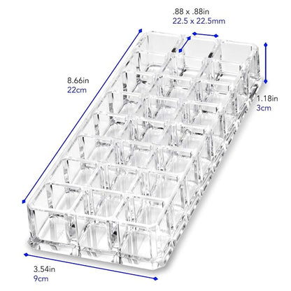 byAlegory Acrylic Lipstick & Acrylic Lip Gloss Organizer 48 Space Beauty - Image 7