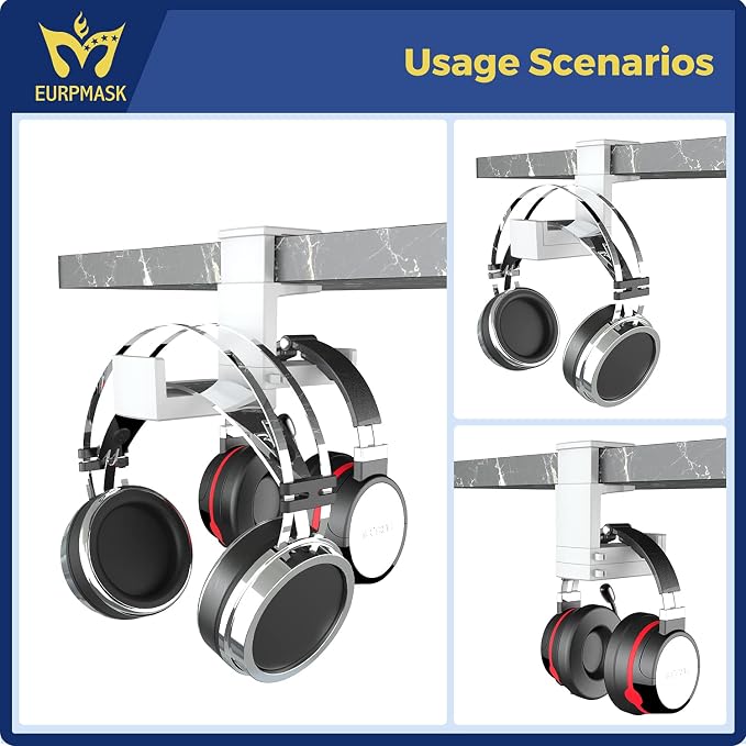 Dual Headphone Stand Holder - Image 7