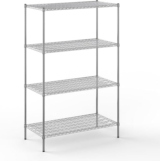 24" Deep x 48" Wide x 74" Height Wire Shelving Kit | 4-Tier | NSF Commercial by Regal+Altair