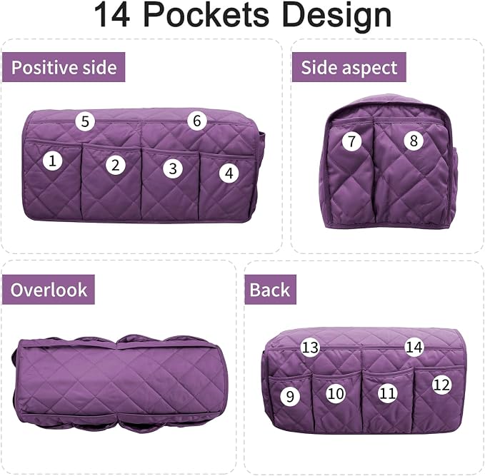 Sofa Armrest Organizer, Couch Remote Control Holder - Image 3