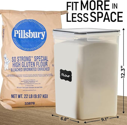 WHITE FEATHER SUPPLIES 8.5L/287Oz Extra Large Airtight Food Storage Containers - Image 2
