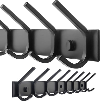 WEBI Coat Rack Wall Mounted, 8 Coat Hooks by WEBI