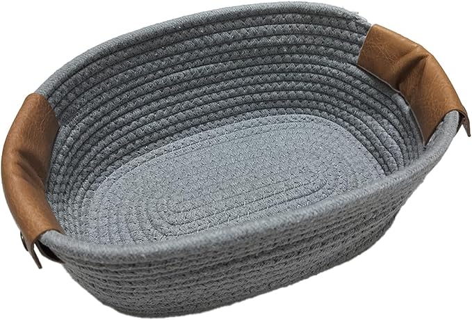Medium Cotton Woven Basket by SOORXIEIN