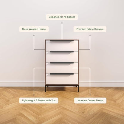 tinge Lira Premium Fabric Dresser - Image 6