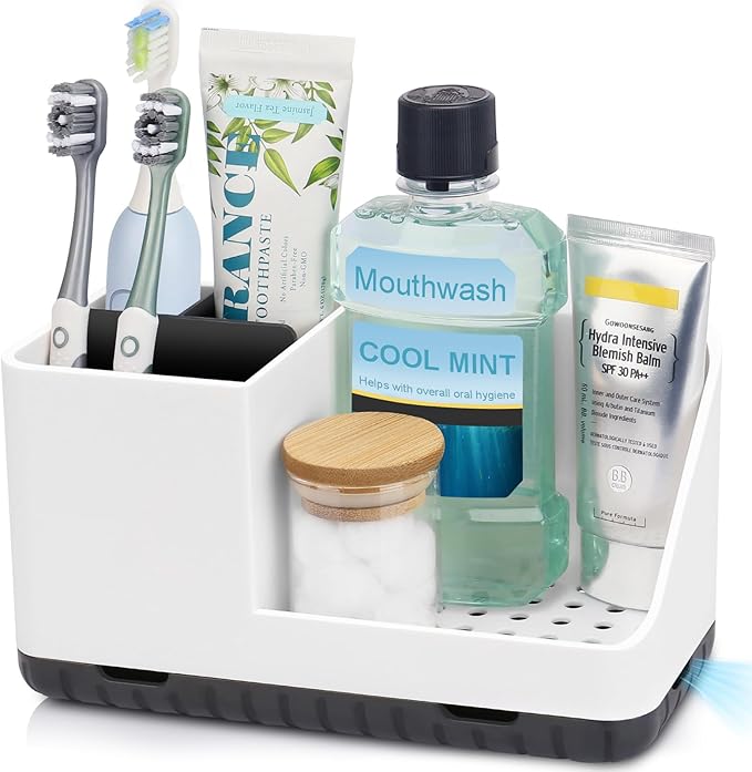 Bathroom Counter Organizer, Bathroom Organizers and Storage, Detachable by PARKMANI