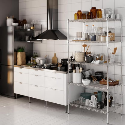 24" Deep x 36" Wide x 74" Height Wire Shelving Kit | 5-Tier | NSF Commercial - Image 8