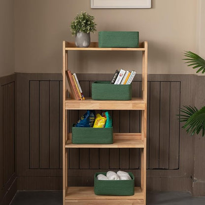 4 Pack Small Storage Shelf Baskets - Image 2