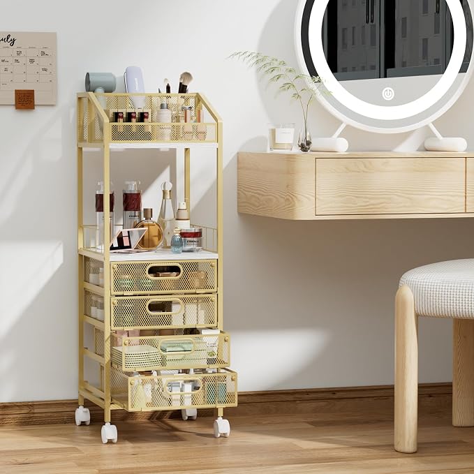 HapiRm Makeup Organizer Storage Cart - Image 2