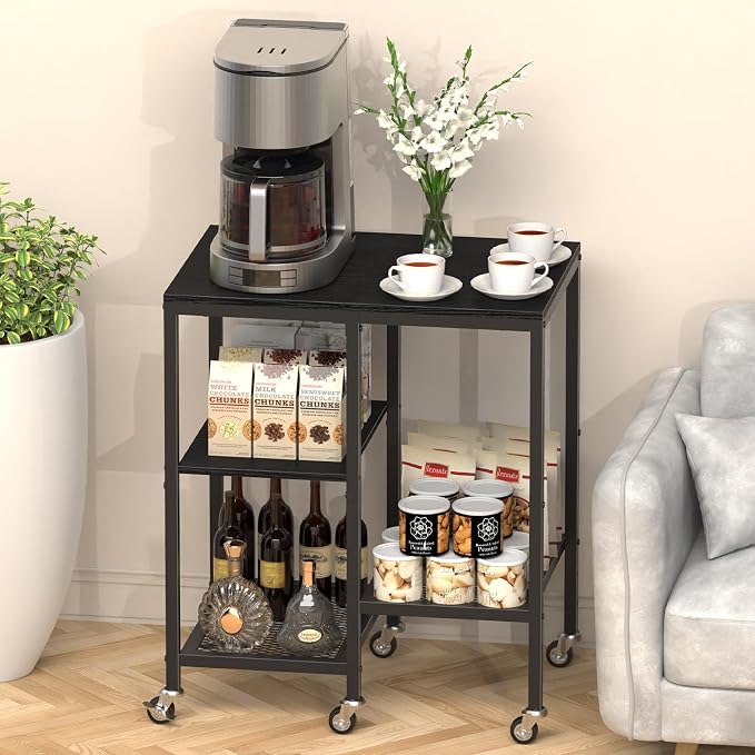 Kitchen Microwave Cart, Microwave Stand - Image 7