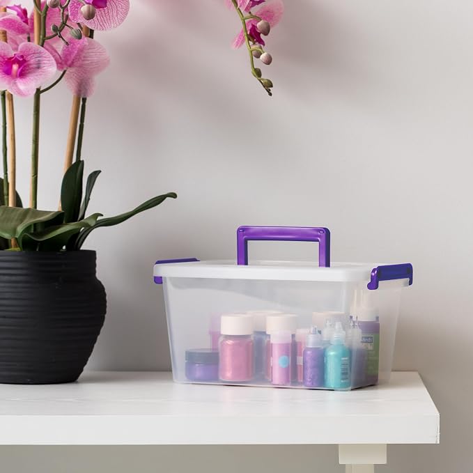 IRIS USA 5 Qt. Plastic Craft Storage Container Bins - Image 3