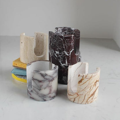 Natural Travertine Marble Sponge Holder - Image 3